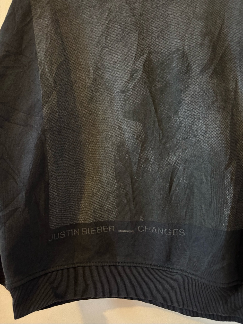 Justin Bieber Changes Black Crew Neck Sweater Oversize Women’s S - Picture 3 of 5